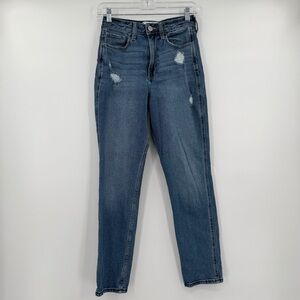 Hollister curvy ultra high rise mom jean 0s‎